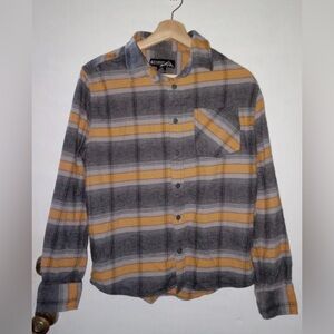 Kyodan Gray and Yellow Plaid Women’s Shirt